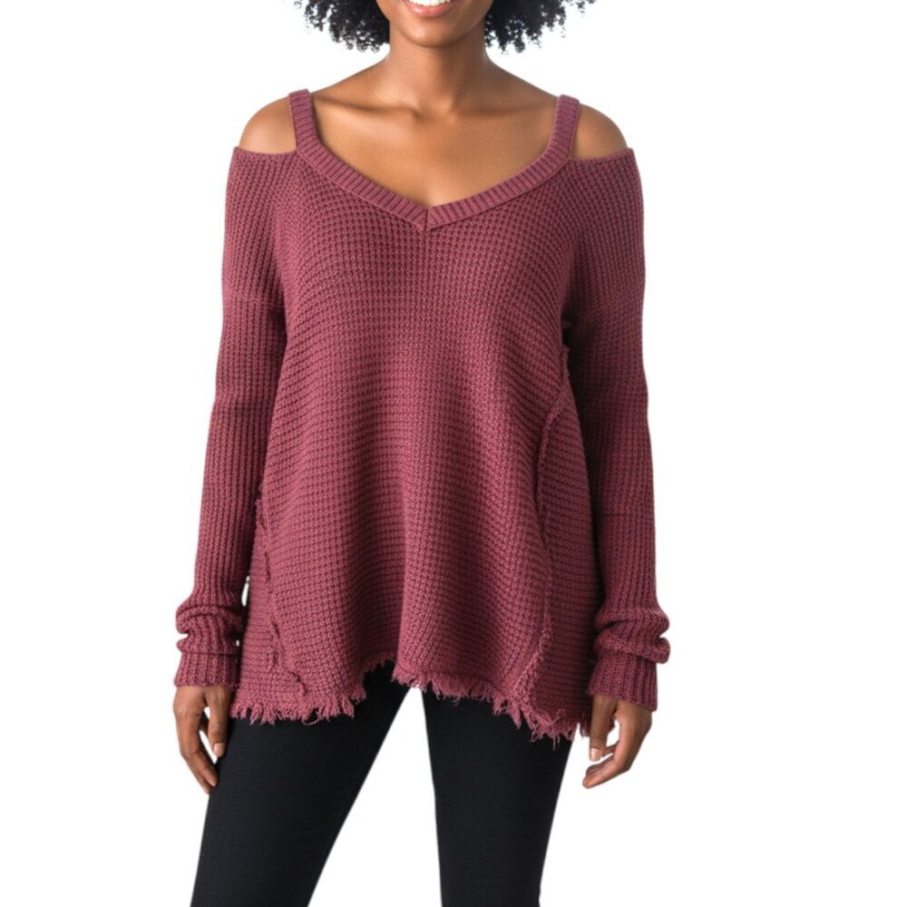 Free People Moonshine V Neck Sweater